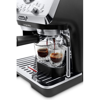 DeLonghi La Specialista Arte Bean To Cup Fully Automatic Coffee Machine With Built In Grinder, Americano, Cappuccino, Latte, Macchiato And Espresso Maker For Home And Office EC9155.MB Metalic, Black, 1 Year Warranty