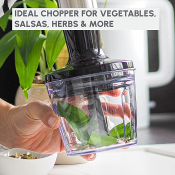 Moulinex Infinyforce Hand Stick Blender With Accessories 1200 W, Silver/Black, Stainless Steel/Plastic, DD95JD27, 1 Year Warranty