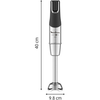 Moulinex Infinyforce Hand Stick Blender With Accessories 1200 W, Silver/Black, Stainless Steel/Plastic, DD95JD27, 1 Year Warranty