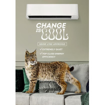 Toshiba Hi-Wall Split Inverter Air Conditioner, Energy Efficient, Low Noise, Japanese Technology, 1 Year Warranty