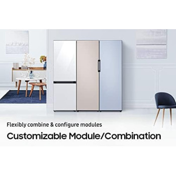Samsung 350 Liters, Bespoke Refrigerator, RB33T3662AP/Ae, Customizable Colour Panels, All Around Cooling, 1 Year Warranty