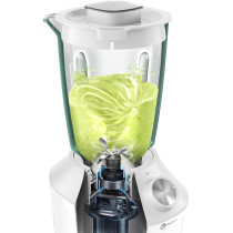 Philips 3000 Series Blender 600W, 2L Capacity, Glass Jar, Problend System, 2 Speed Setting And Pluse, HR2291/20, White, 1 Year Warranty