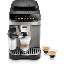 DeLonghi Magnifica Evo Bean To Cup Fully Automatic Coffee Machine Traditional Milk Frother Built In Grinder 100% Arabica Whole Coffee Beans, ECAM290.81.TB, Titanium And Black, 1 Year Warranty