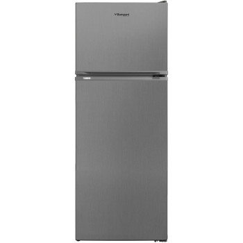 Bomapni 445L Top Mount Double Door Refrigerator Inox With No Frost, Electronic Control, Led Side Lighting, Ice Matic, Freezer Shield, BR500SS, Silver, 1 Year Warranty