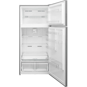 Bompani 700 Liters Refrigerator Double Door Top Mount, Silver, BR700SS, 1 Year Warranty