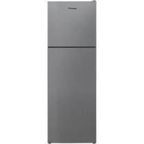 Bompani 275 Liter Top Mount Double Door Refrigerator Frost Free Fridge Freezer With Smart Sensor And Humidity Control, BR300SS, Silver, 1 Year Warranty