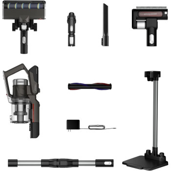 Midea Cordless Stick Vacuum Cleaner With 450W Powerful Bldc Motor For High Suction Power, 70 Minutes Run Time, Light Weight, One Button Flexible Bend, Motorized Brush For Hard Floor And Carpets, P7Flex, 1 Year Warranty