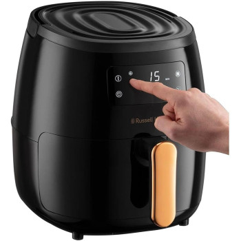 Russell Hobbs 26510 Satisfry Large Air Fryer, 5 Litre Capacity, Black, 1 Year Warranty