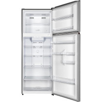 Kelon 600 Liters Double Door Top Mount Refrigerator, No Frost Fridge And Freezer With Led Display And Touch Control, Interior Led Light And Large Crisper Drawer With Humidity Control, Inox, KRD-60WRS, 1 Year Warranty