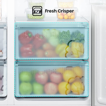 Hisense 670 Liter Refrigerator Side By Side A+ Energy Efficiency Silver Model, RS670N4ASU, 1 Year Warranty