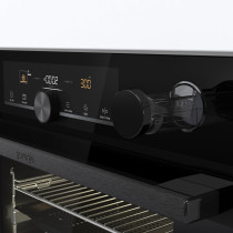 Gorenje BSA6747A04BGWI, 60 Cm Built In Electric Oven With Fan, Integrated Wifi Operation, 77 Liters Capacity, Black, 1 Year Warranty