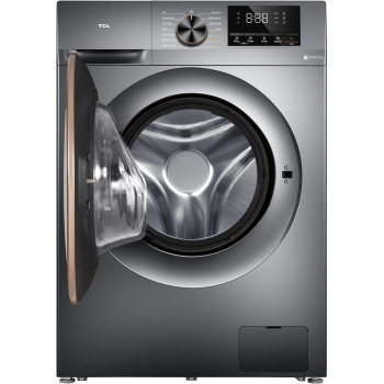 TCL 10/6Kg Front Load Washer Dryer, 1200 Rpm, Direct Drive Inverter Motor, 15 Washing Programs, Fully Automatic Washer, Grey, C210WDG, 1 Year Warranty