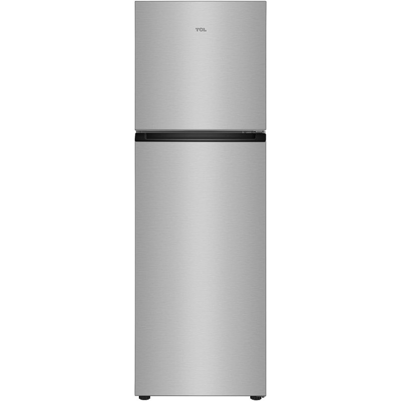 Tcl 324 Litre Double Door Refrigerator, No Frost, Freeze, Humidity Crisper Control, Holiday Function, Led Light, Inox Finish, P324TMN, 1 Year Warranty
