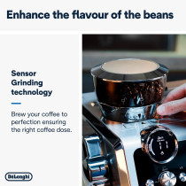 DeLonghi La Specialista Maestro, Ultimate Cold Brew Manual Coffee Machine, Experience With Smart Tech, Cold Extraction Technology, 8 Recipes, Manual/Automatic Frothing, EC9865.M, â€ŽSilver/Black, 1 Year Warranty