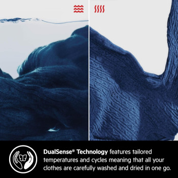 AEG Washer Dryer 10 Kg Washer 6Kg Dryer, 1600 Rpm LWX8C1612W, 1 Year Warranty