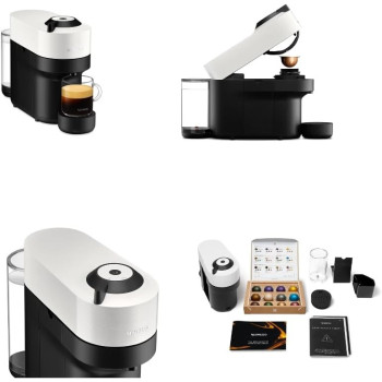 Nespresso Vertuo Pop Coffee Machine, White, GCV2-GB-WH-NE, 1 Year Warranty