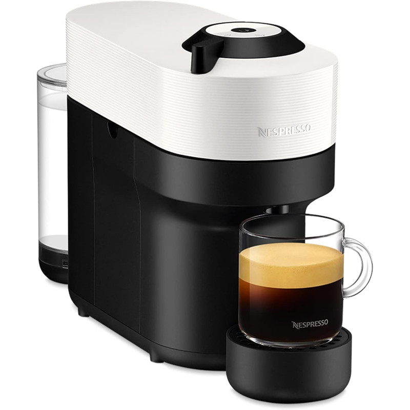 Nespresso Vertuo Pop Coffee Machine, White, GCV2-GB-WH-NE, 1 Year Warranty