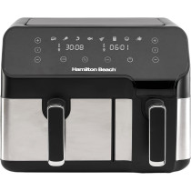 Hamilton Beach Dual Size 8.5L Digital Air Fryer, 5.3L And 3.2L Capacity Baskets Independently Controlled And Sync Finish Function, 8-In-1 Cooking Modes, 1700 Watts, AF5232-ME, 1 Year Warranty