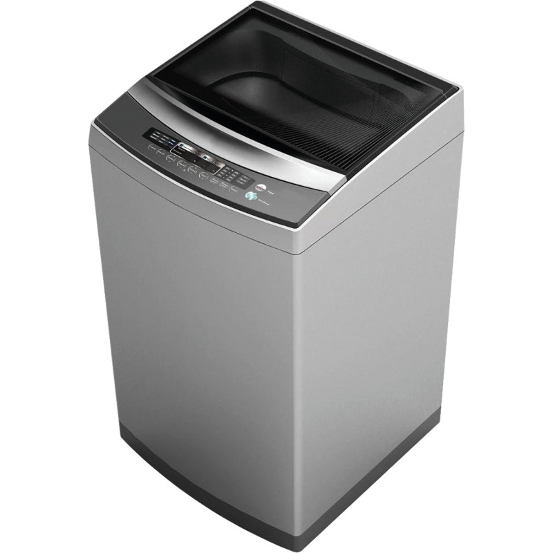 Bompani 12.5Kg Top Load Washer With 1000 Rpm, 23 Programs, Stainless Steel Body And Drum, Double Inlet Pump, 4-Star Energy Rating, Anti-Rust, BWM15T, Silver, 1 Year Warranty
