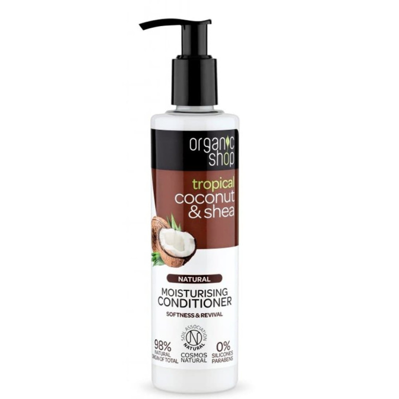 Organic Shop Natural Coconut And Shea Hair Moisturising Conditioner, 280Ml
