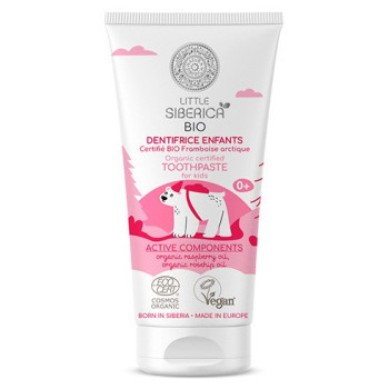 Natura Siberica Little Siberica Organic Toothpaste For Kids Arctic Raspberry, 60Ml