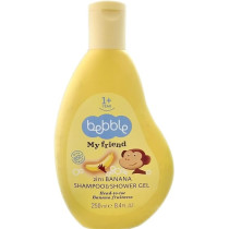 Bebble 2-In-1 Banana Shampoo And Shower Gel, 250Ml