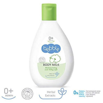 Bebble Body Milk, Moisturising, Silky-Soft, Nourishing, 200Ml