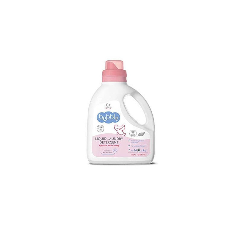 Bebble Liquid Laundry Detergent, Keeps The Cloth Soft And Comfy After Wash, 1300Ml