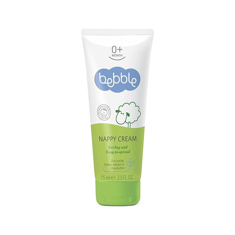 Bebble Nappy Cream, Prevent Rashes And Inflammation On Skin, 75Ml