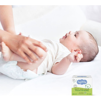 Bebble Nappy Rash Cream, Instant Relief, Inflammation Redness Healing Ointment, 60Ml