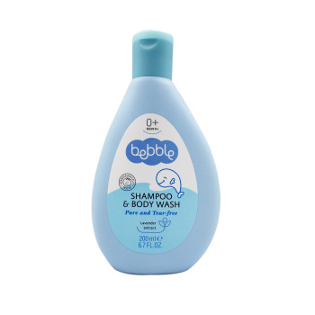 Bebble Shampoo And Body Wash, Soothing And Antiseptic, 200Ml