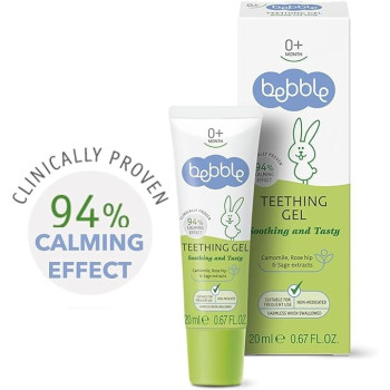 Bebble Teething Gel, Non Medicated Harmless When Swallowed, 20Ml