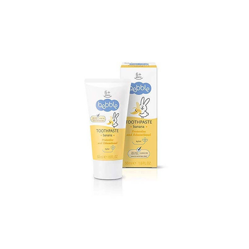 Bebble Toothpaste Banana, Fresh And Clean Feeling, 50Ml