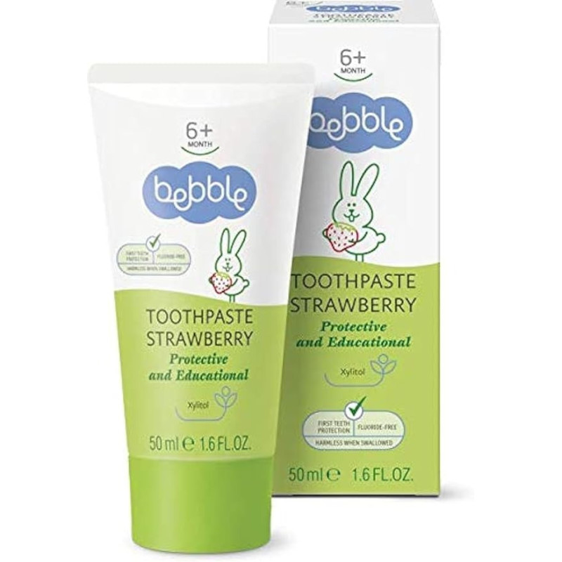 Bebble Toothpaste Strawberry, Fresh And Clean Feeling, 50Ml