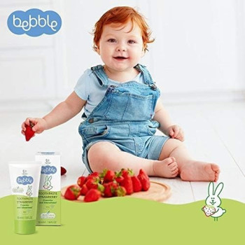 Bebble Toothpaste Strawberry, Fresh And Clean Feeling, 50Ml