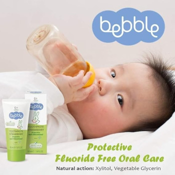 Bebble Toothpaste Strawberry, Fresh And Clean Feeling, 50Ml