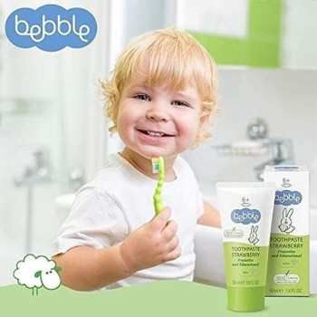 Bebble Toothpaste Strawberry, Fresh And Clean Feeling, 50Ml