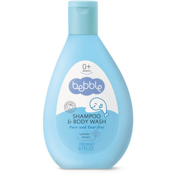 Bebble Triple Set, Nappy Rash Cream 60Ml Plus Shampoo And Body Wash 200Ml Plus Wet Wipes 64 Piece