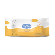 Bebble Wet Wipes With Camomile Extract, Balanced Ph, 54 Piece