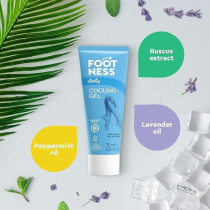 Footness Cooling Gel, Immediately Cools Burning, 75Ml