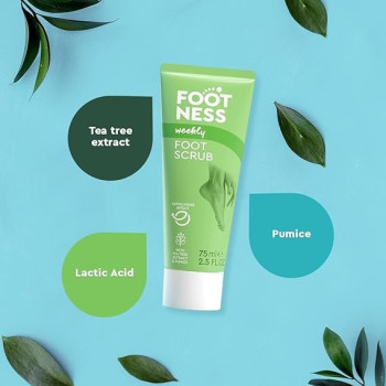 Footness Foot Scrub, Softens And Restores The Skin, Leaving A Fresh Feeling, 75Ml