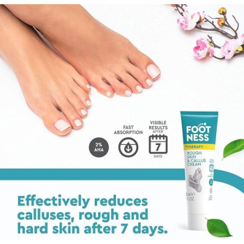 Footness Rough Skin And Callus Cream With 2 Percentage AHA And Tea Tree Extract, 30Ml