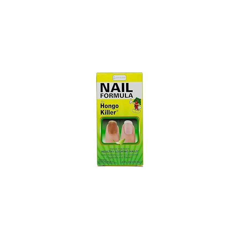 Hongo Efficient Nail Formula Treatment Of Discolored Finger And Toe Nails, 30Ml