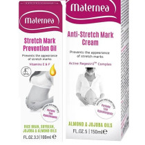 Maternea Anti-Stretch Mark Body Cream 150Ml Plush Elasticity Oil 100Ml