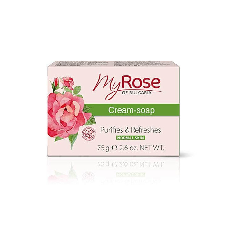 My Rose Of Bulgaria Soap Bar, Moisturizing Purifies And Refreshes Skin, 75G