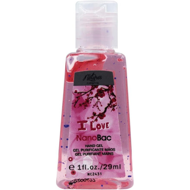 Nature'S Carnival I Love Nanobac Alcohol Hand Gel, 29Ml