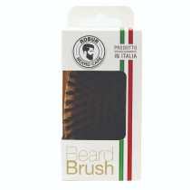 Robur Beard Care Beard Brush, Black/Light Brown