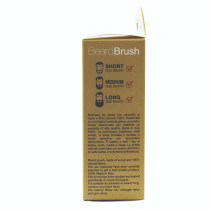 Robur Beard Care Beard Brush, Black/Light Brown