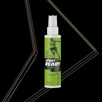 Sport Ready Deo Foot Spray, Protection Against Sweat And Odor, 125Ml