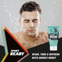 Sport Ready Shower Gel, Gives A Freshness And Energy Boost With A Ginseng Extract Menthol And Magnesium, 150Ml